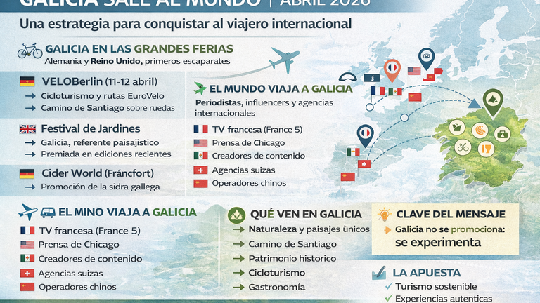 Galicia sale al mundo: el destino que conquista desde los caminos hasta los jardines