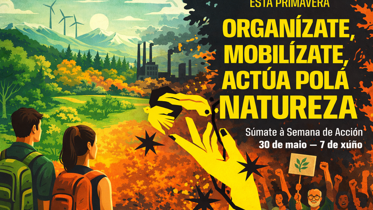 Más de 100 organizaciones llaman a movilizarse por la naturaleza con Galicia como ejemplo de resistencia ambiental