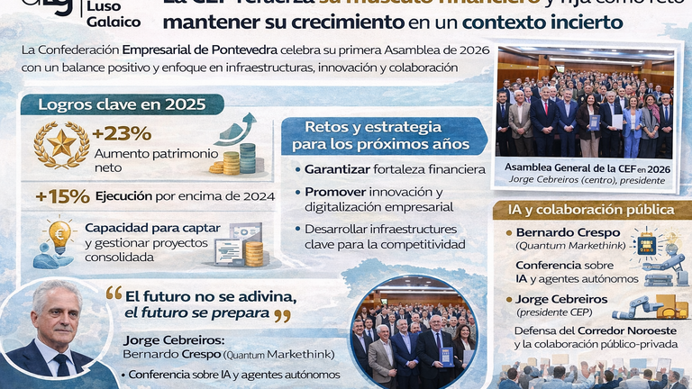 La CEP refuerza su músculo financiero y fija como reto mantener su crecimiento en un contexto incierto