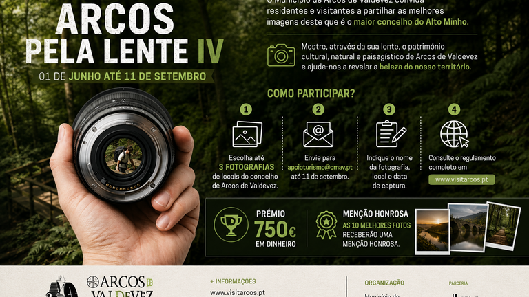 Arcos de Valdevez busca la foto perfecta: 750 euros para la mejor imagen del Alto Miño