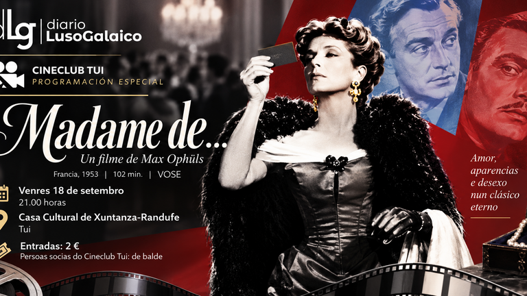 Cineclub Tui recupera a elegancia e o desexo de 'Madame de...' nunha sesión especial