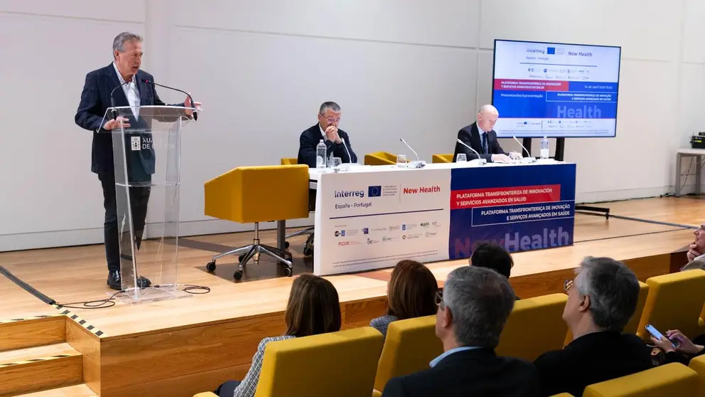 El conselleiro de Sanidade intervino en la clausura de la presentaci&oacute;n del proyecto New Health: Hacia una nueva era de la asistencia sanitaria centrada en el paciente