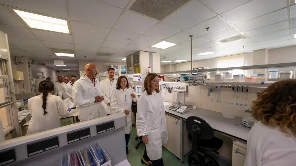 La conselleira de Medio Ambiente e Cambio Clim&aacute;tico, &Aacute;ngeles V&aacute;zquez, durante la visita a las instalaciones de Lonza Biologics en O Porri&ntilde;o, donde destac&oacute; la apuesta de la compa&ntilde;&iacute;a por la innovaci&oacute;n, la sostenibilidad y la econom&iacute;a circular.