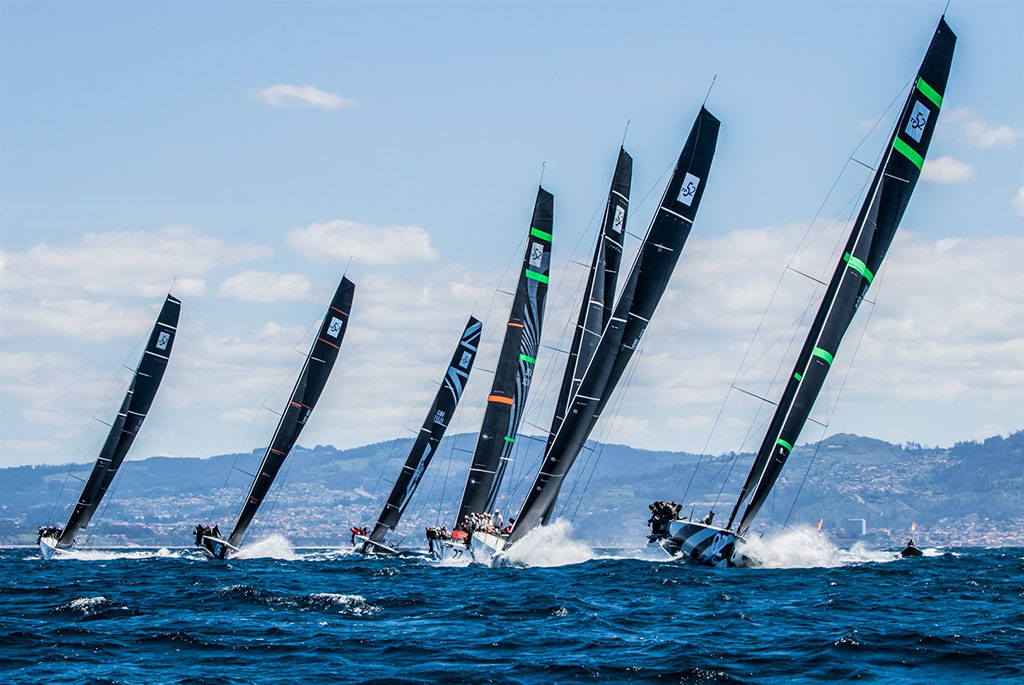 ABANCA 52 SUPER SERIES - Baiona Sailing Week. © ROSANA CALVO.