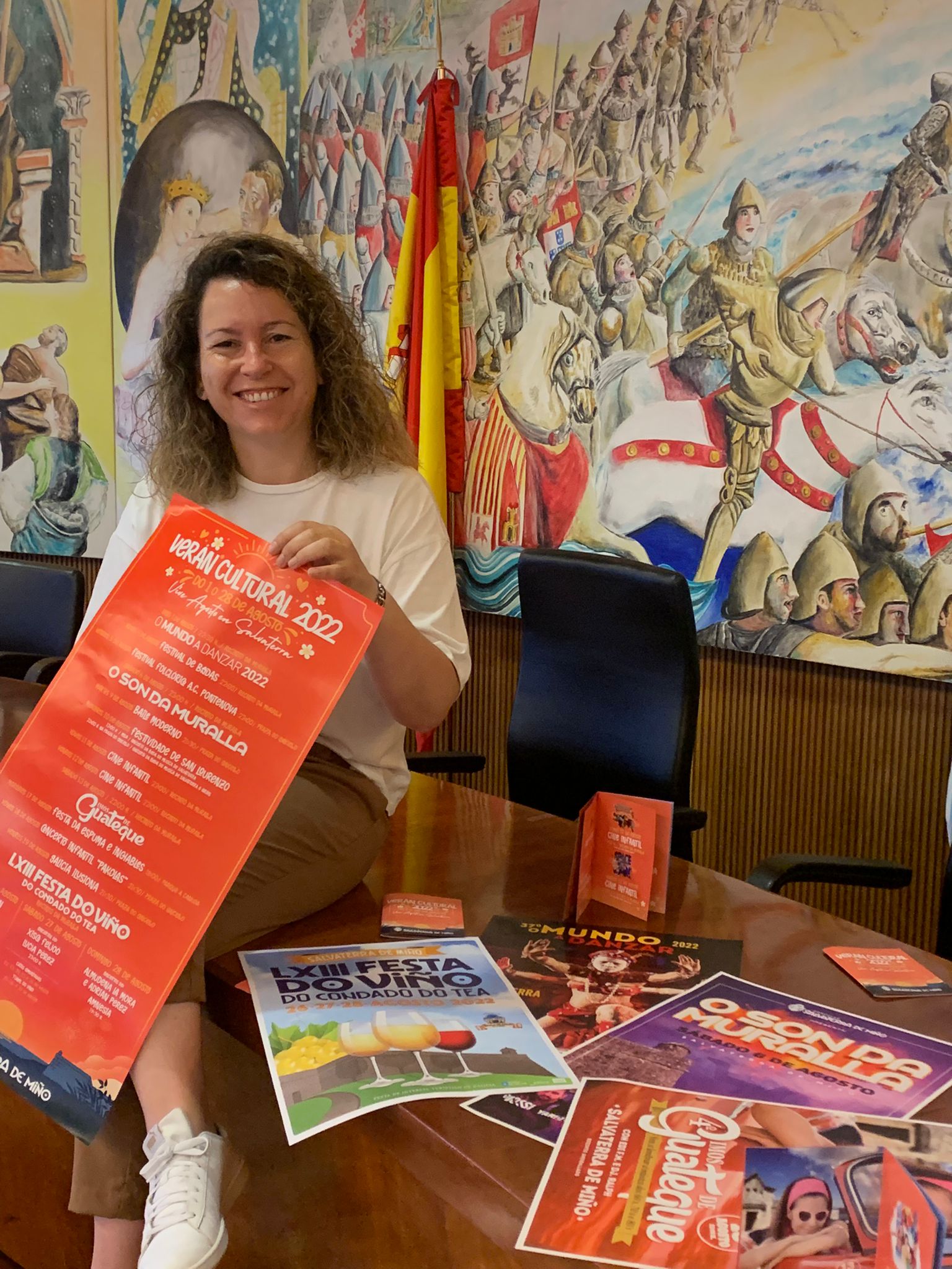 Marta Valcárcel, alcaldesa de Salvaterra de Miño.