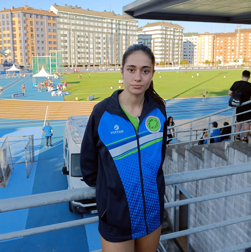 Celia Castro. Campioa de España de 600 metros.