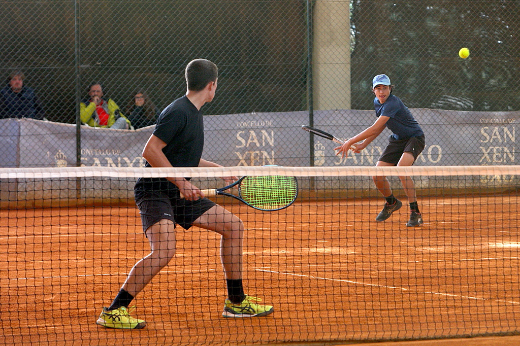 Los portugueses Joao Barreto y Duarte Trocado (medios)