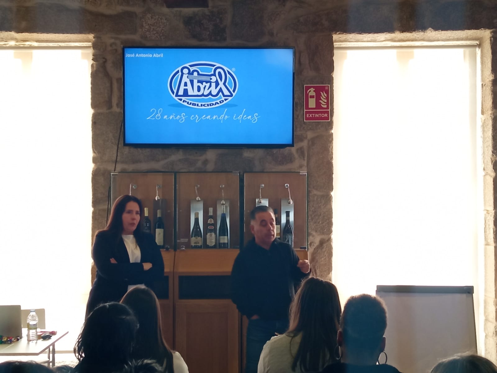 Ponencia de Publicidad Abril a cargo de su fundador, José Antonio Abril.