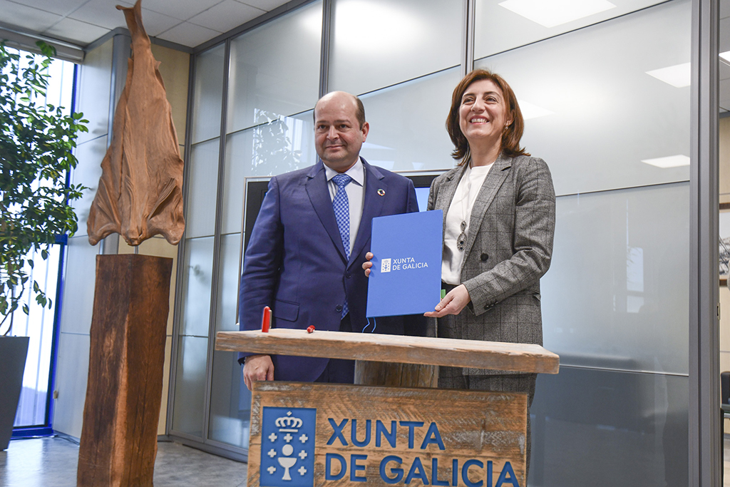 A conselleira de Medio Ambiente, Territorio e Vivenda asinou o convenio de adhesión de Congalsa á Alianza impulsada pola Xunta.