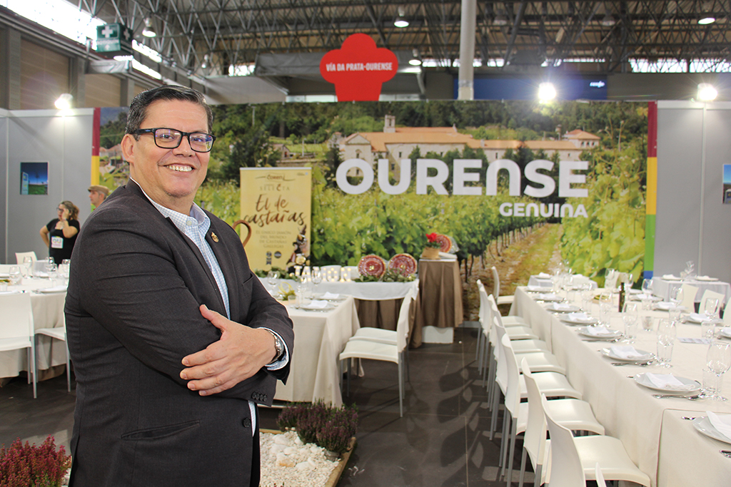 Alejandro Madrigal, en Xantar, en Expousense.