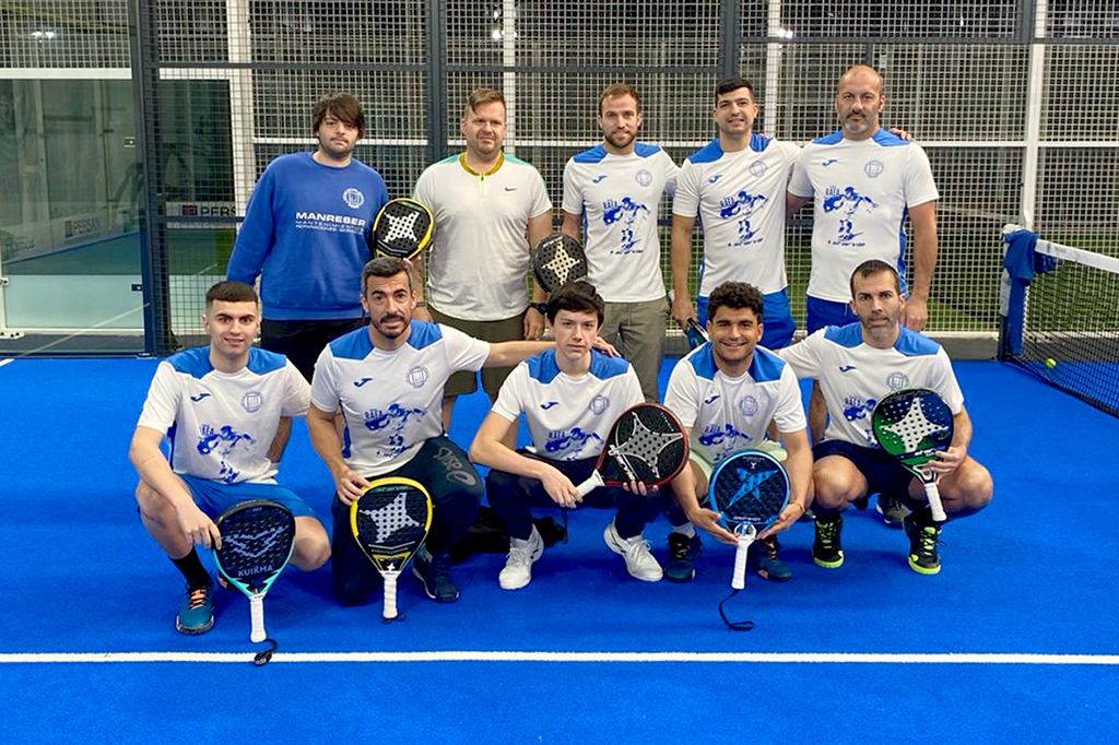 Equipo masculino pádel La Cultural Sanxenxo (r media)