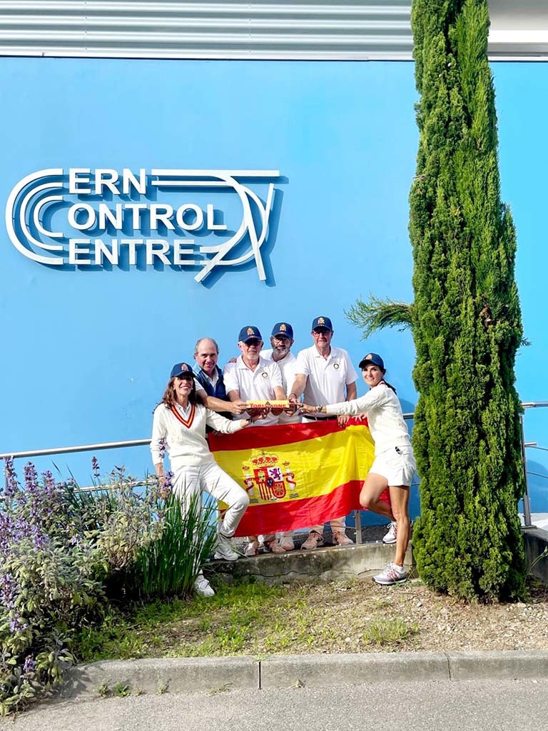 La sección de Croquet del Real Aeroclub de Santiago.