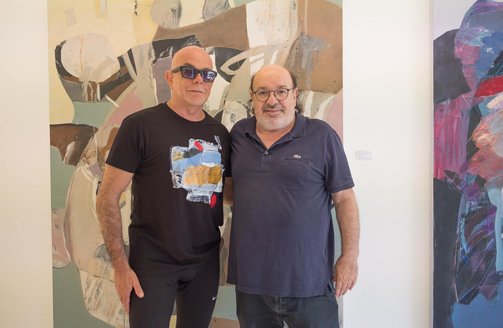 Pedro Abrunhosa con Mario Roche, na Arte na Leira 2022.