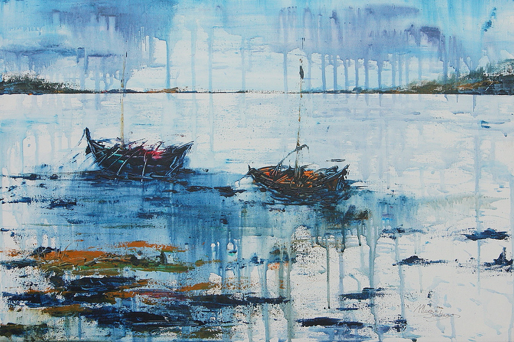 O mar que habito XIII (Acrílico)