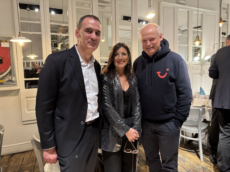 Reunión de Enrique Cabaleiro  con Sebastian Ebel, CEO de TUI.