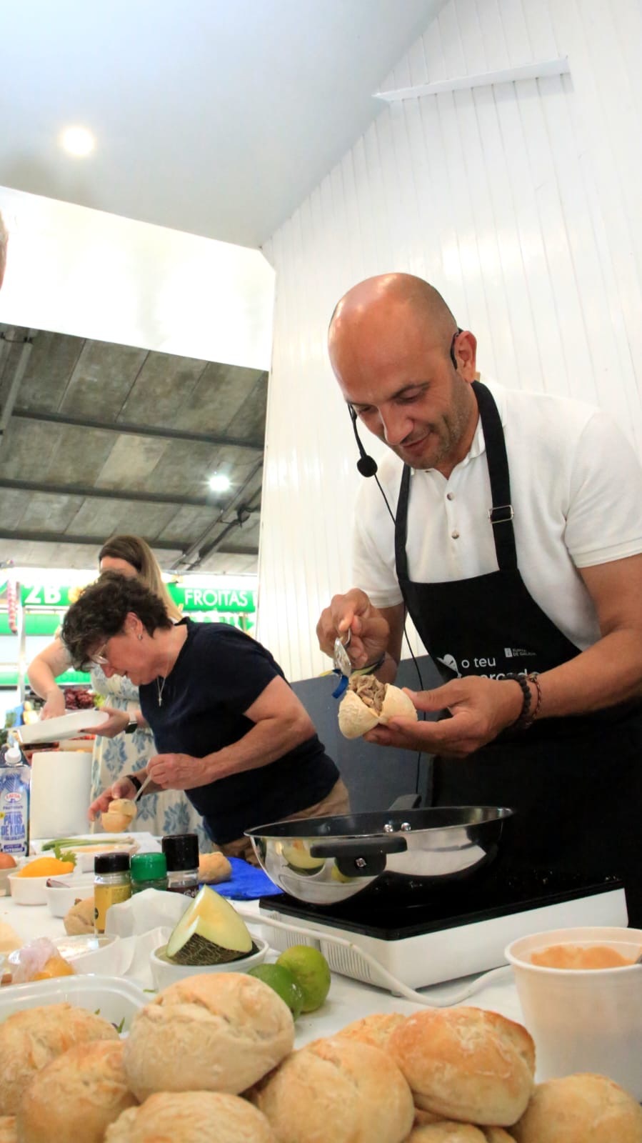 O alcalde porriñés, Alejandro Lorenzo, tamén participou.
