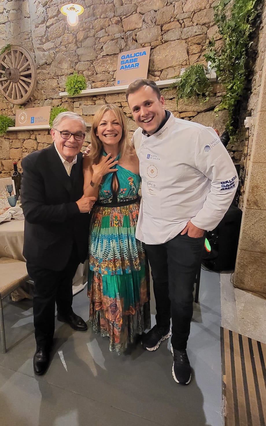 Alberto Barciela con Isabel_Blanco e Iñaki Aldrey.