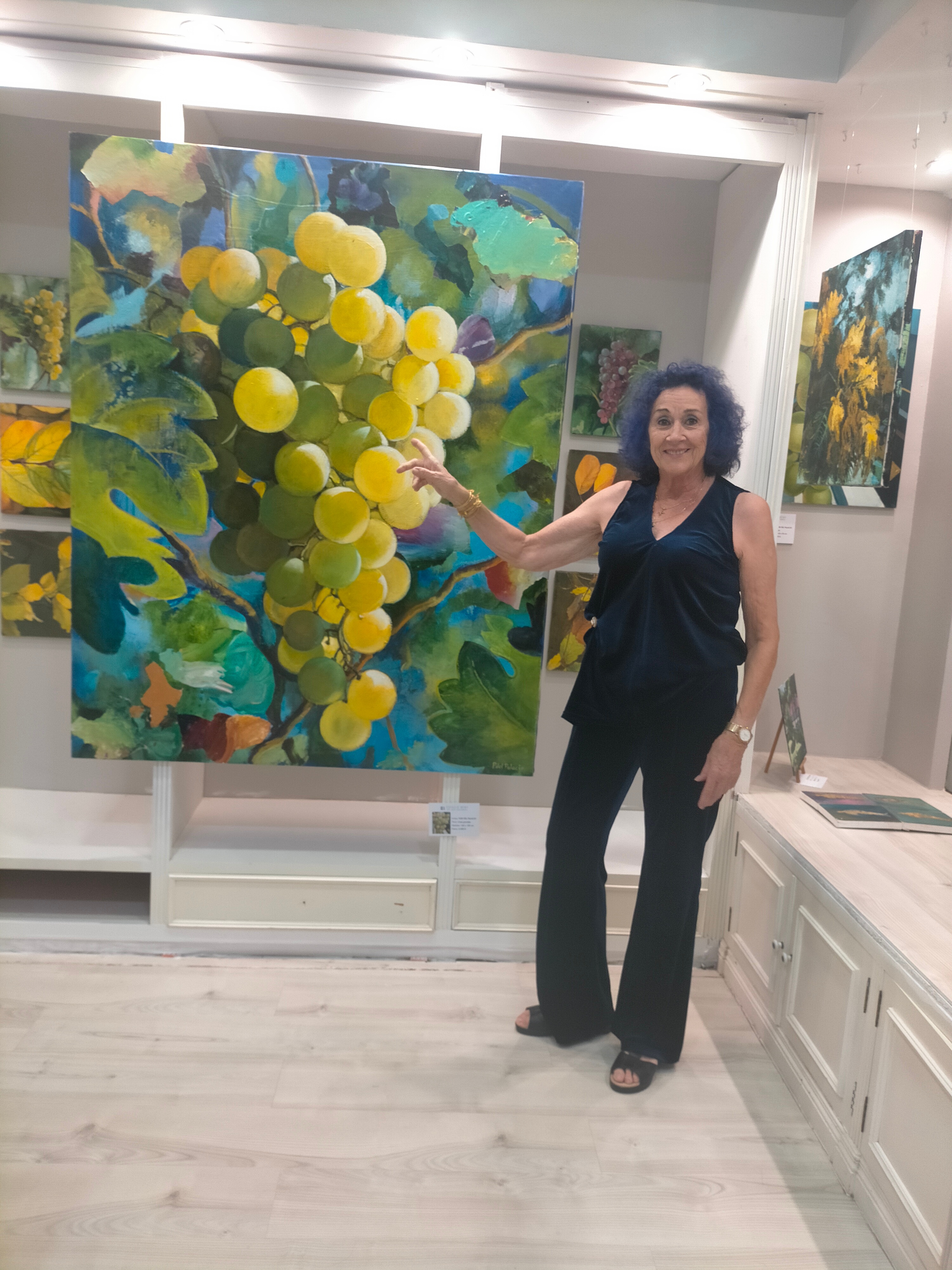 La pintora viguesa Puri del Palacio,