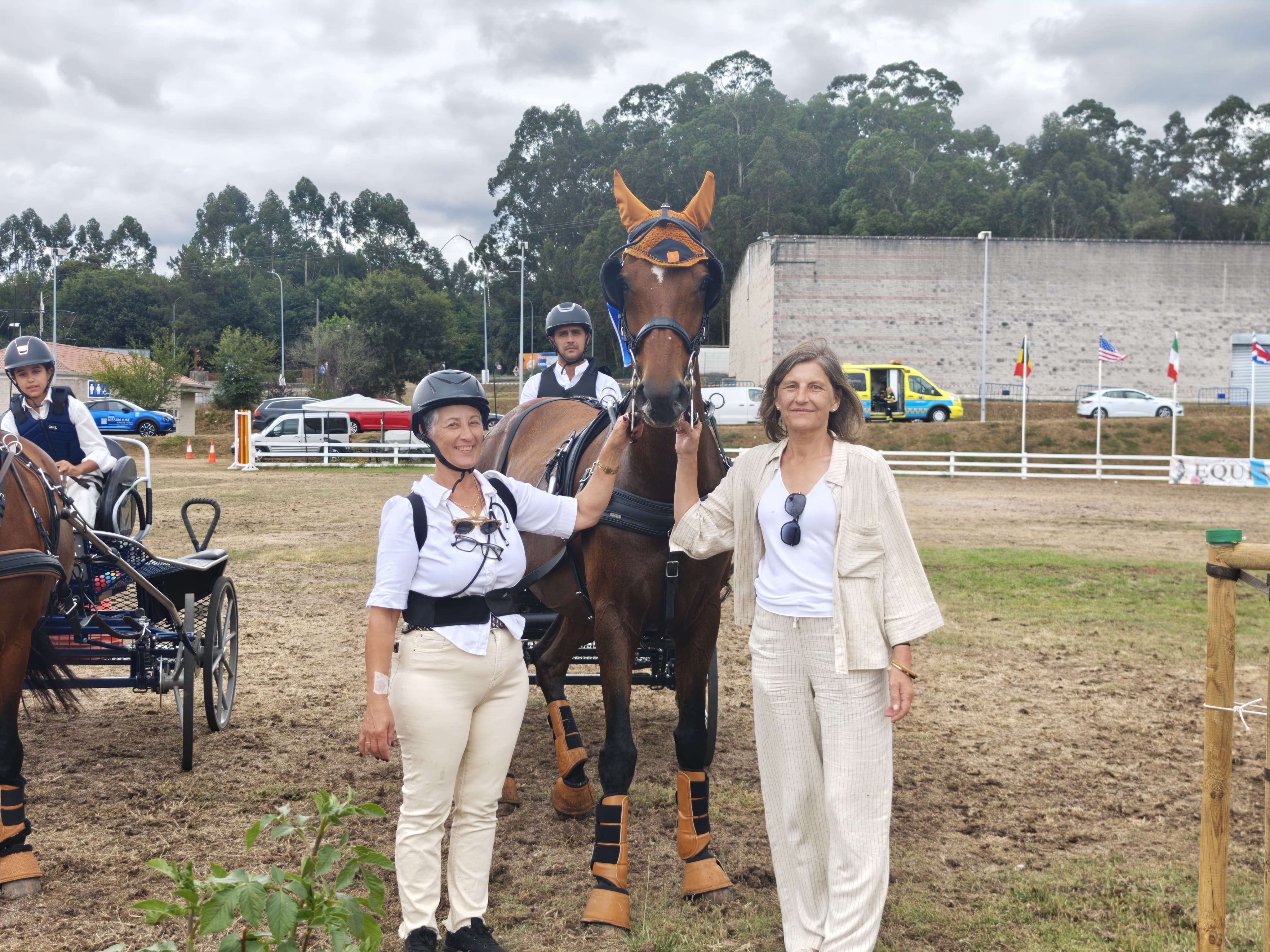 Primer puesto prueba de Enganches - Carlos Castiñeira con Puskis