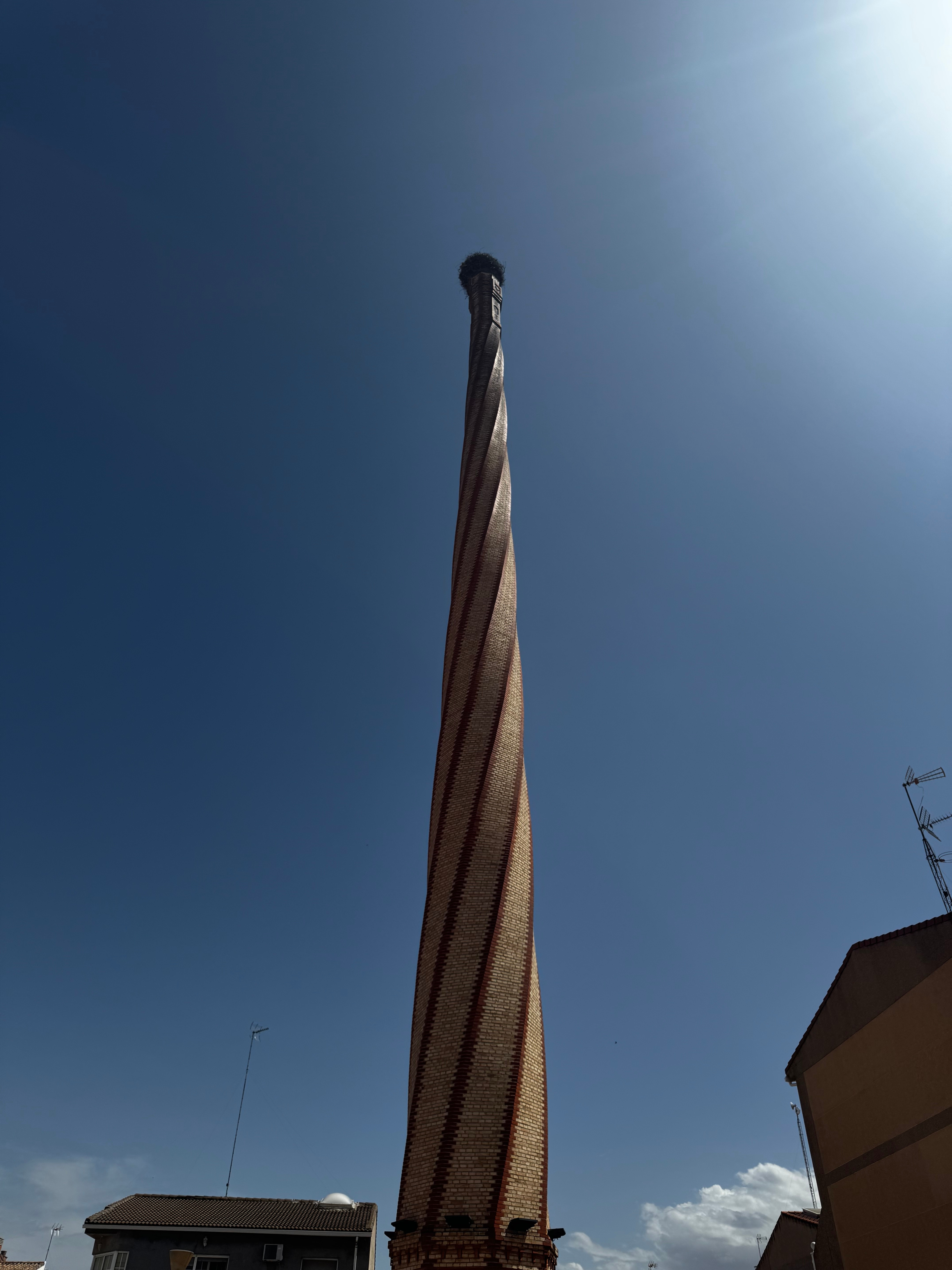 Una de las chimeneas de Tomelloso