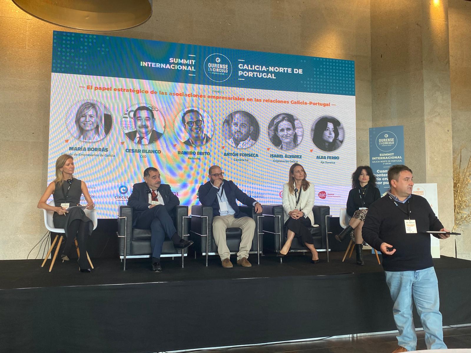 Ponentes y participantes de ambos lados del Miño debatieron en Allariz sobre los retos y oportunidades de la Eurorregión Galicia–Norte de Portugal durante el Summit Internacional 2025.