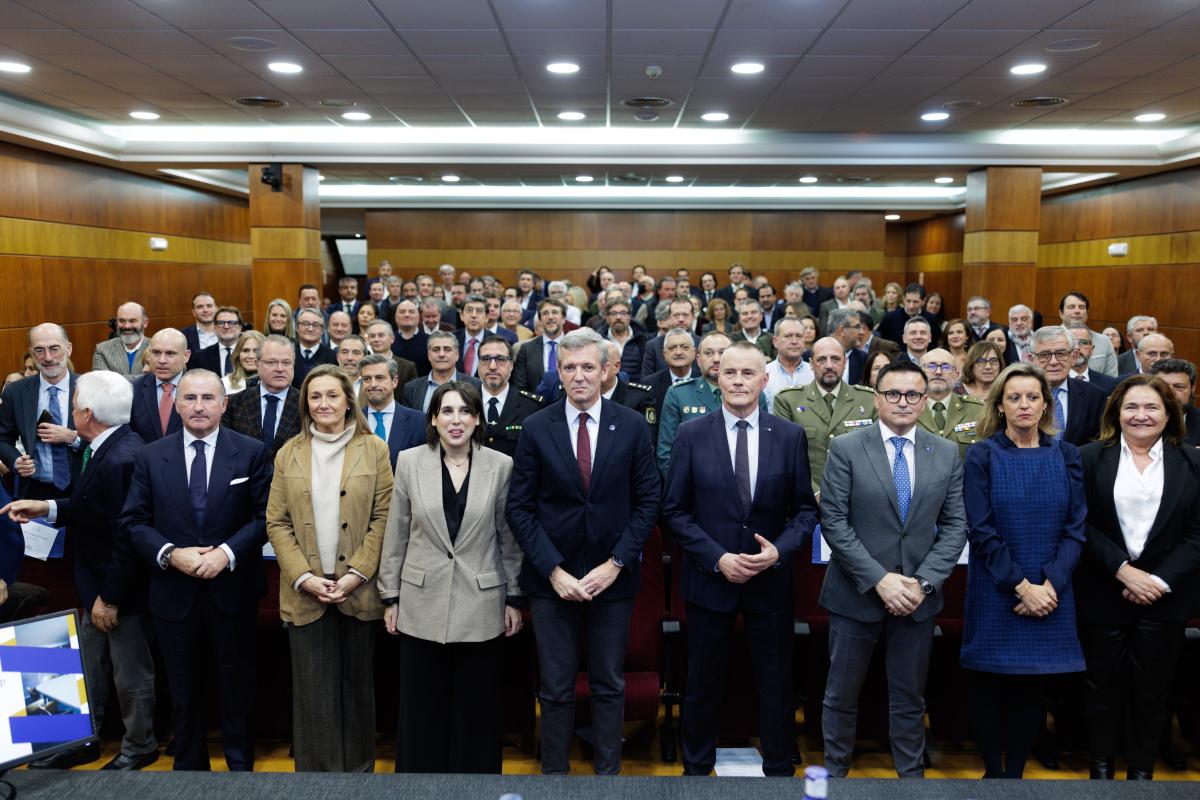 Vista general del auditorio durante la Asamblea General de la CEP, que reunió a un amplio número de empresarios y representantes del tejido económico gallego.