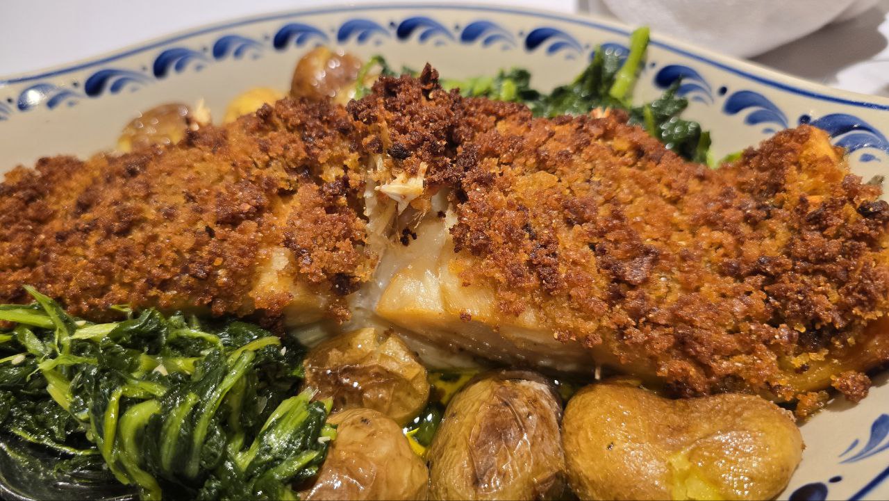 Bacalhau de Broa, una de las elaboraciones del bacalao en PIMM'S.