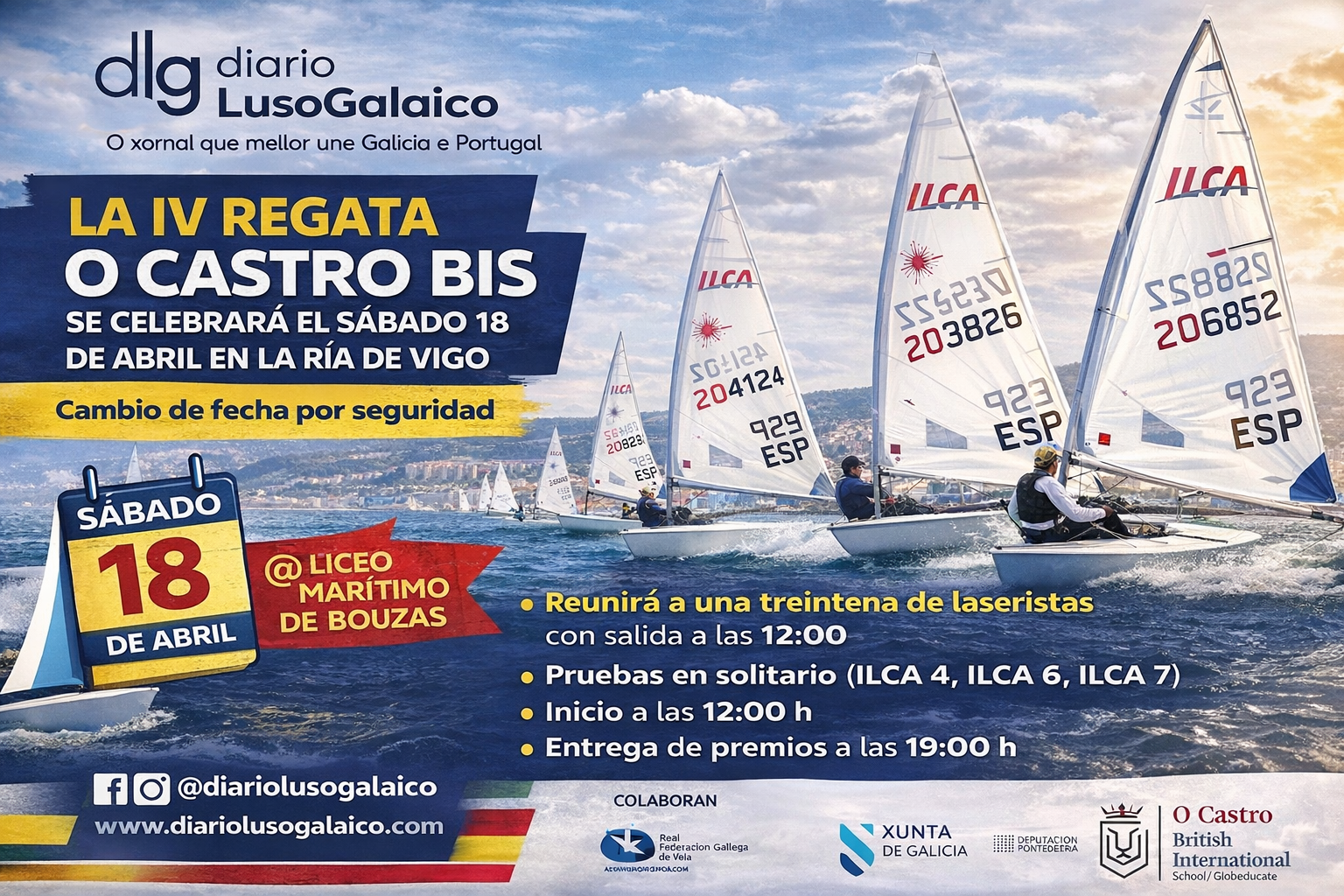 Regata O Castro en la Ría de Vigo