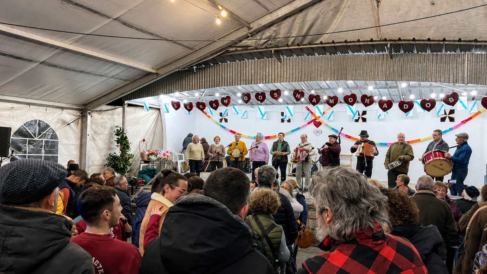O Serán dos Namorados reuniu en Toutón a veciñanza e grupos de música tradicional nunha cita festiva marcada pola música, o baile e a participación popular.