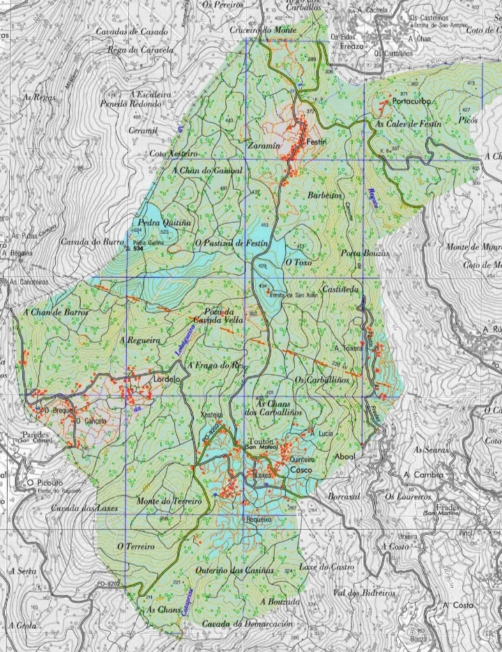 Mapa territorial de Toutón